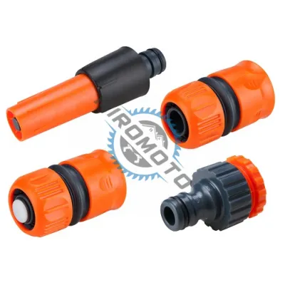 Duza de Stropit Reglabila cu Accesorii EvoTools 679423, 3/4", ABS, 2 Conectori, Adaptor Robinet 3/4" - 1"