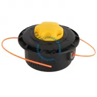 Cap tambur / mosor motocoasa cu fir, buton galben (piulita 10 x 1.25)