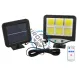 Lampa solara de exterior cu senzor de miscare, telecomanda, brate reglabile, 6 Led COB, 128-6 COB