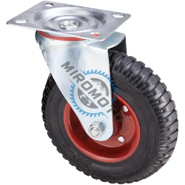Roata Pivotanta cu Flansa pentru Carucior 1105, Diametru 200mm, 230 Kg