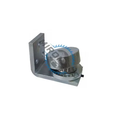 Balama inferioara cu rulment, 50mm si placa de fixare poarta, pentru porti din fier forjat, 61.214