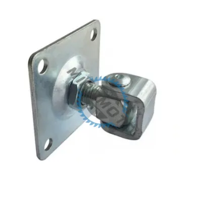 Balama reglabila, cu placa de prindere pe stalp 80x80mm