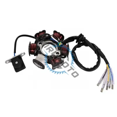 Magnetou / stator aprindere Atv 110cc - 125cc, 6 bobine, 5 fire, model C35-068 Magnetou / stator aprindere Atv 110cc - 125cc, 6 bobine, 5 fire, model C35-068