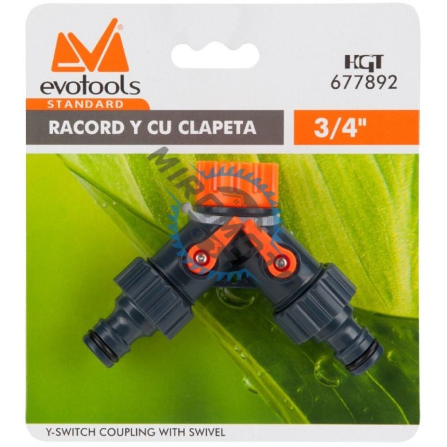 Racord Y cu Clapeta 3/4 ETS EvoTools 677892