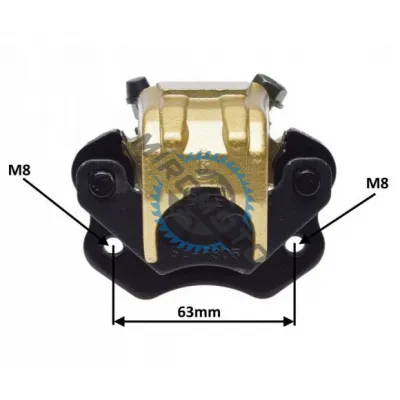 Etrier frana fata ATV 110cc, 125cc, 150cc, 200cc, 250cc, Bashan, Placute Frana Incluse