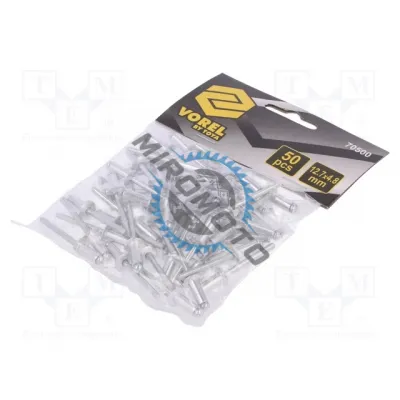 Set Pop Nituri 4.8 x 12.7mm, 50 Buc, Vorel 70500