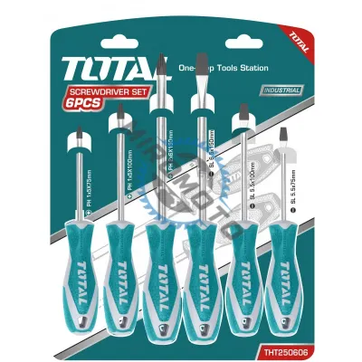 Set 6 Surubelnite Cr-V (INDUSTRIAL) Total THT250606 Set 6 Surubelnite Cr-V (INDUSTRIAL) Total THT250606