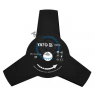 Disc Taietor Motocoasa 3 Laturi (Model Y) 255 x 25.4 x 1.6mm, Yato YT-85155