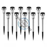 Set 10 Lampi Solare de Gradina Tobago, 0.06 W, 30 x 5 cm, LED, Plastic, Tip Tarus, Lumina Alba