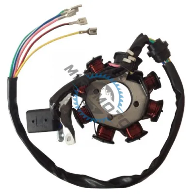 Magnetou / stator aprindere Atv 125cc - 200cc, 8 bobine, 5 fire Magnetou / stator aprindere Atv 125cc - 200cc, 8 bobine, 5 fire