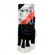 Manusi Lucru Marimea 10, Bumbac - Piele Negru, Yato YT-74640