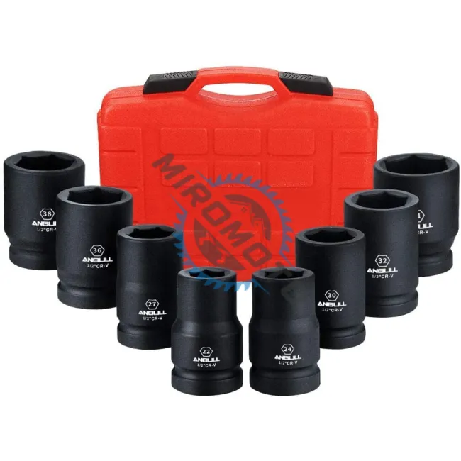 Set Chei Tubulare Impact 8 Piese 24-41mm 1