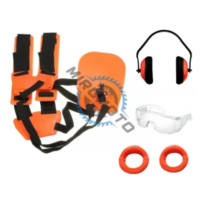 Set Accesorii Motocoasa (Ham, Ochelari, Casca antifonica, Fir) Set Accesorii Motocoasa (Ham, Ochelari, Casca antifonica, Fir)
