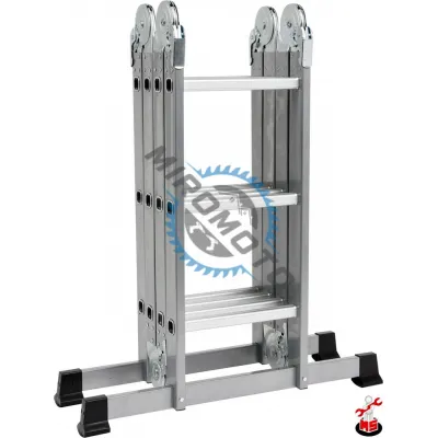 Scara constructii articulata, Vorel 17704, 3.4 m, 150 kg, 3 trepte tronson Scara constructii articulata, Vorel 17704, 3.4 m, 150 kg, 3 trepte tronson