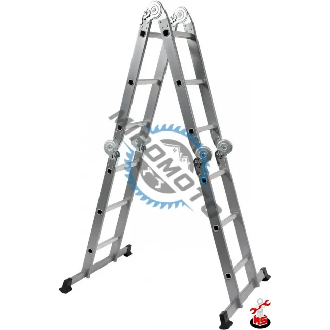 Scara constructii articulata, Vorel 17704, 3.4 m, 150 kg, 3 trepte tronson