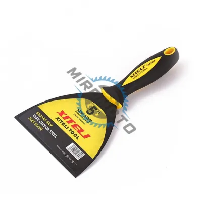 Spaclu din Otel Inoxidabil cu Maner din Cauciuc, Profesional, 5" - 125mm Spaclu din Otel Inoxidabil cu Maner din Cauciuc, Profesional, 5" - 125mm