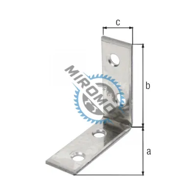 Coltar Metalic 40x40x15x1.5mm (50 Buc/ Pachet)