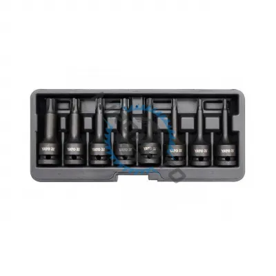 Set chei de impact, Yato YT-1068, Ribe RM5-RM13, 1/2", Cr-Mo