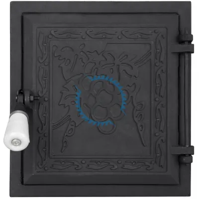Usa pentru Soba din Fonta fara Cenusar 270x250mm model Strugure Usa pentru Soba din Fonta fara Cenusar 270x250mm model Strugure