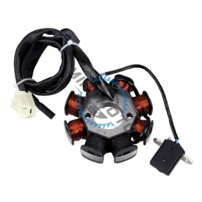 Magnetou / stator aprindere scuter GY6 50cc, 80cc, 8 bobine, 4 fire Magnetou / stator aprindere scuter GY6 50cc, 80cc, 8 bobine, 4 fire