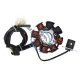 Magnetou / stator aprindere scuter GY6 50cc, 80cc, 8 bobine, 4 fire Magnetou / stator aprindere scuter GY6 50cc, 80cc, 8 bobine, 4 fire