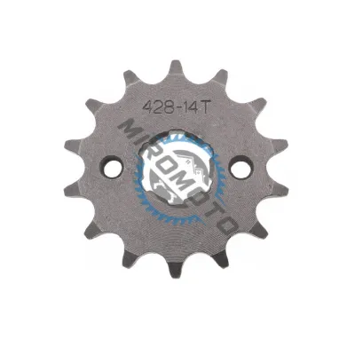 Pinion transmisie fata ATV, Motociclete, pas lant 428, 14 dinti, Interior 14/17mm