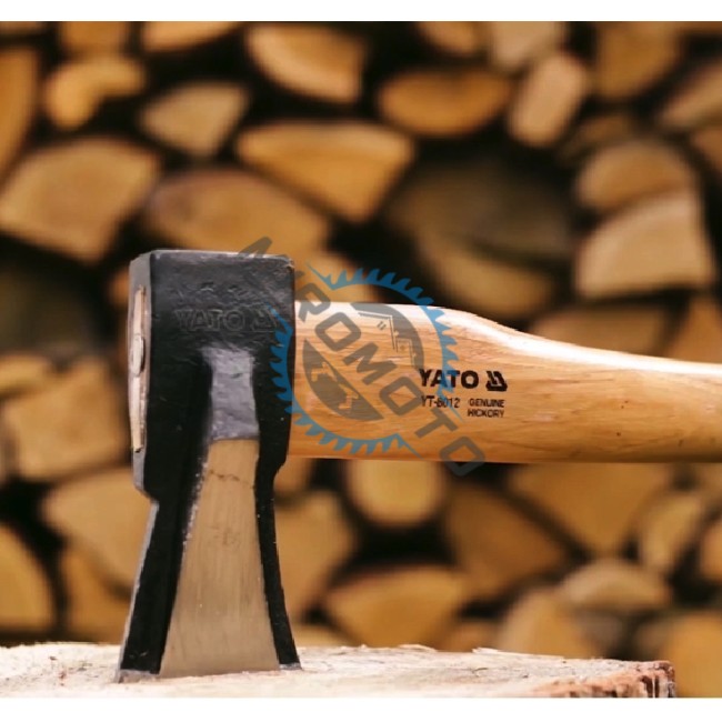 Topor pentru despicat cu maner din lemn, 2000 g, Yato YT-8012