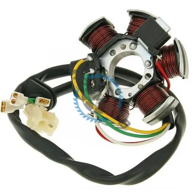 Magnetou / stator aprindere scuter Yamaha Minareli / AM6 (cititor interior) Magnetou / stator aprindere scuter Yamaha Minareli / AM6 (cititor interior)