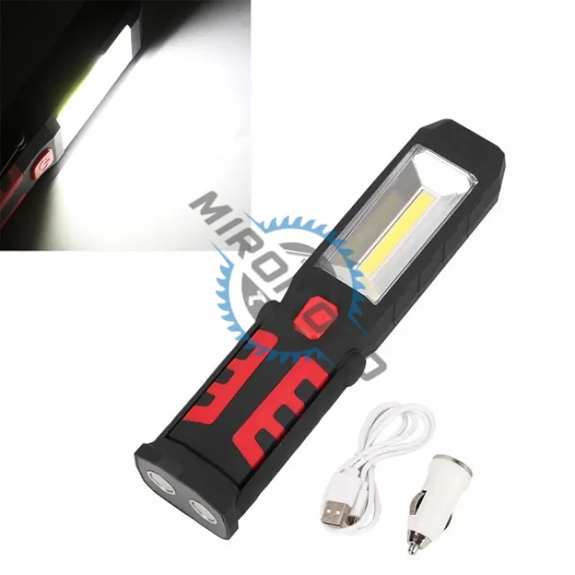 Lanterna Portabila 3W COB LED, 260lm, 2 Magneti, Acumulator Li-Lon 3.7V