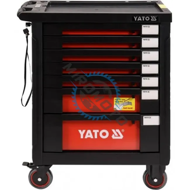 Dulap pentru scule, Yato YT-55290, 980x770x462 mm, 7 compartimente, 211 scule incluse, banc de lucru Dulap pentru scule, Yato YT-55290, 980x770x462 mm, 7 compartimente, 211 scule incluse, banc de lucru
