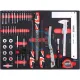 Dulap pentru scule, Yato YT-55290, 980x770x462 mm, 7 compartimente, 211 scule incluse, banc de lucru Dulap pentru scule, Yato YT-55290, 980x770x462 mm, 7 compartimente, 211 scule incluse, banc de lucru