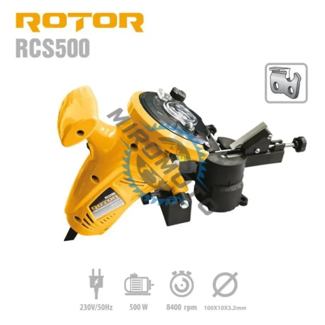 Masina pentru ascutire lant drujba, Rotor RCS500, 250 W