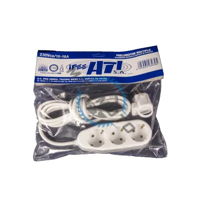 Prelungitor ceramic 3 prize 3 Metri 2200W, IPEE Curtea de Arges Prelungitor ceramic 3 prize 3 Metri 2200W, IPEE Curtea de Arges