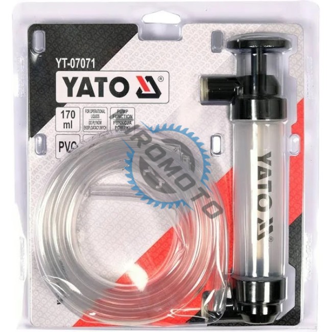 Pompa transfer lichide 170ML, Yato YT-07071