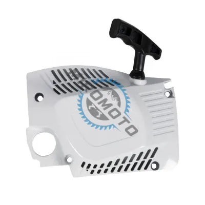 Demaror din metal compatibil pentru Drujba China 5800 Ural, culoare Gri, fulie plastic Demaror din metal compatibil pentru Drujba China 5800 Ural, culoare Gri, fulie plastic