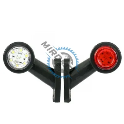 Set lampi led laterale de gabarit 12-24V, Rosu-Alb, FR1104 Set lampi led laterale de gabarit 12-24V, Rosu-Alb, FR1104
