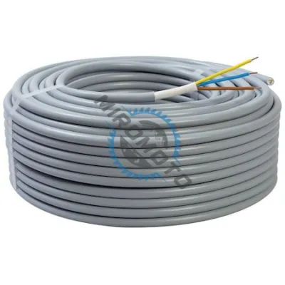 Cablu electric CYYF 3x1.5 mm², 100 m, gri, cupru, ignifug Cablu electric CYYF 3x1.5 mm², 100 m, gri, cupru, ignifug