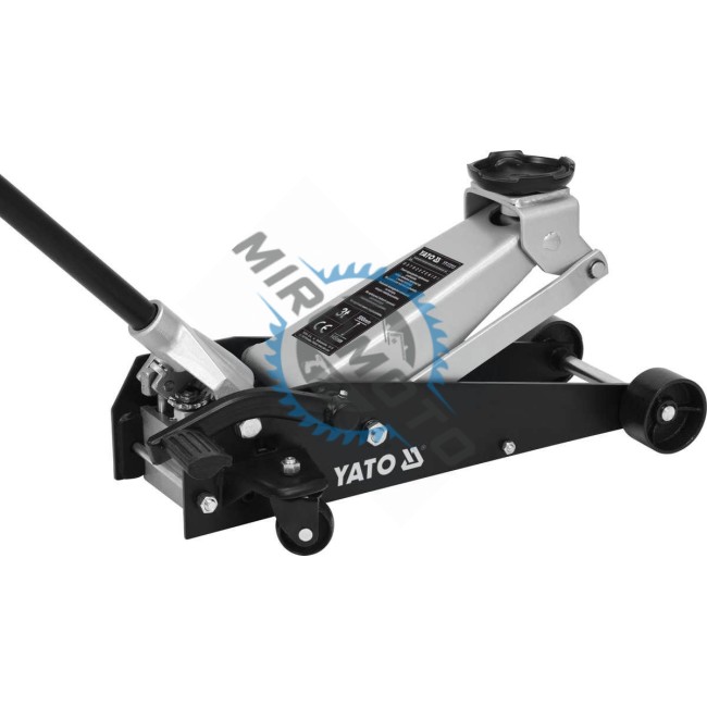 Cric hidraulic tip crocodil Yato YT-17213, cu pedala, capacitate ridicare 3 Tone, 145-500 mm