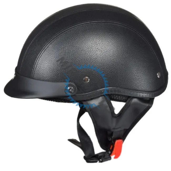 Casca moto Braincap TN8689, imitatie piele, marime M, culoare negru