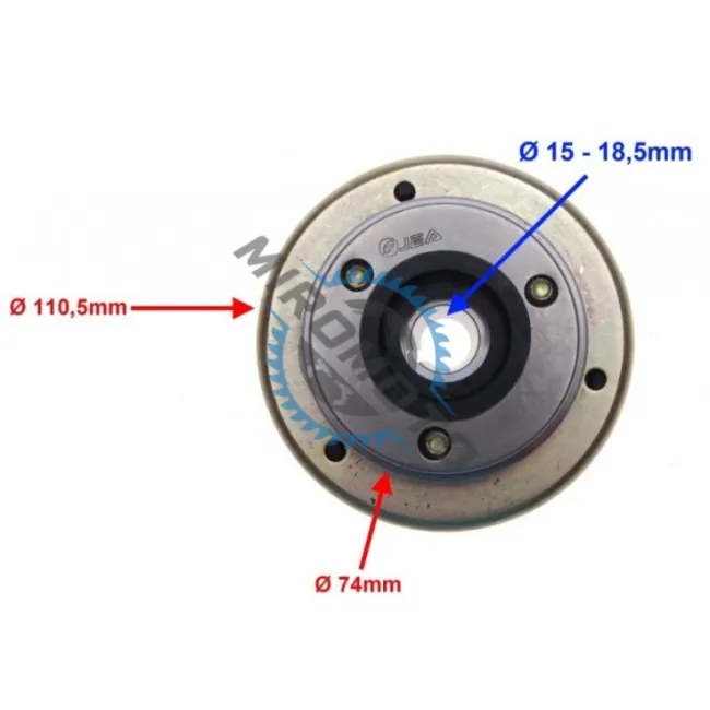 Volanta magnetou Atv 110cc, bendix inclus