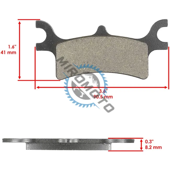 Set placute frana spate Atv Polaris 500cc - 800cc