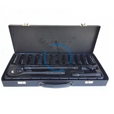 Trusa chei tubulare de impact lungi, 16 piese, 10 - 24mm Trusa chei tubulare de impact lungi, 16 piese, 10 - 24mm