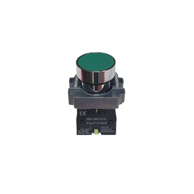 Intrerupator cu autorevenire 10A (verde)