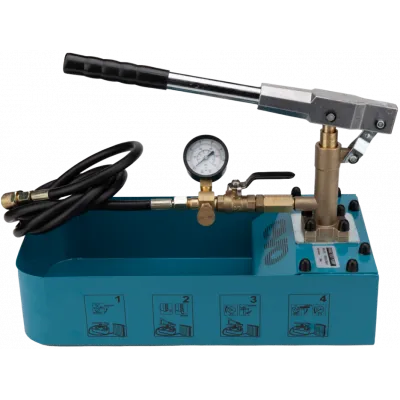 Pompa manuala de testare a presiunii Evotools 659026, 7 l volum cuva, 50 bar presiune maxima, 16 ml cursa capacitate pompare, 1.8 m lungime furtun Pompa manuala de testare a presiunii Evotools 659026, 7 l volum cuva, 50 bar presiune maxima, 16 ml cursa capacitate pompare, 1.8 m lungime furtun