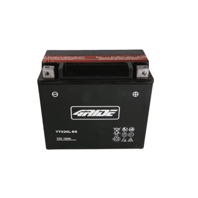 Baterie moto 4Ride AGM 12V 18Ah (YTX20L-BS) Baterie moto 4Ride AGM 12V 18Ah (YTX20L-BS)