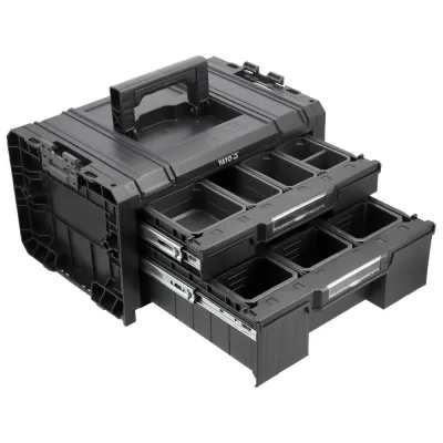 Cutie Scule Sistem Modular 2 Sertare YATO T2 S12, 450x213x245mm Cutie Scule Sistem Modular 2 Sertare YATO T2 S12, 450x213x245mm