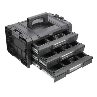 Cutie Scule Sistem Modular 3 Sertare YATO T3 S12, 450x320x240mm Cutie Scule Sistem Modular 3 Sertare YATO T3 S12, 450x320x240mm
