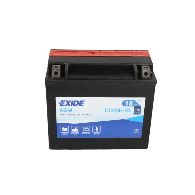 Acumulator Pornire EXIDE 12V 18ah YTX20H-BS EXIDE Acumulator Pornire EXIDE 12V 18ah YTX20H-BS EXIDE