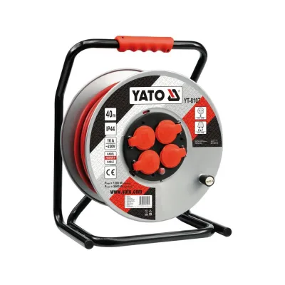 Prelungitor pe tambur 40 m, 16A Yato YT-8107 Prelungitor pe tambur 40 m, 16A Yato YT-8107