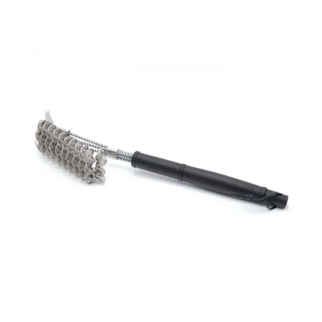 Perie pentru curatat gratar, 2 in 1, sarma si racleta